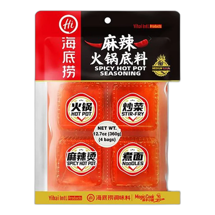 HAIDILAO Hot Pot-kruiden met pittige smaak (4x90G)