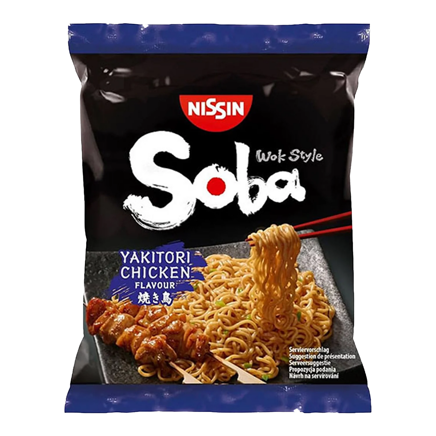 NISSIN Noodle Bag Soba Yakitori Kip 110G