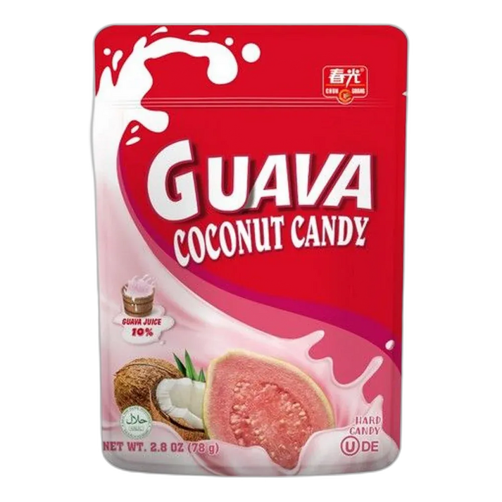 CHUN GUANG Guave Kokossnoepjes – guave-kokossnoepjes 78g