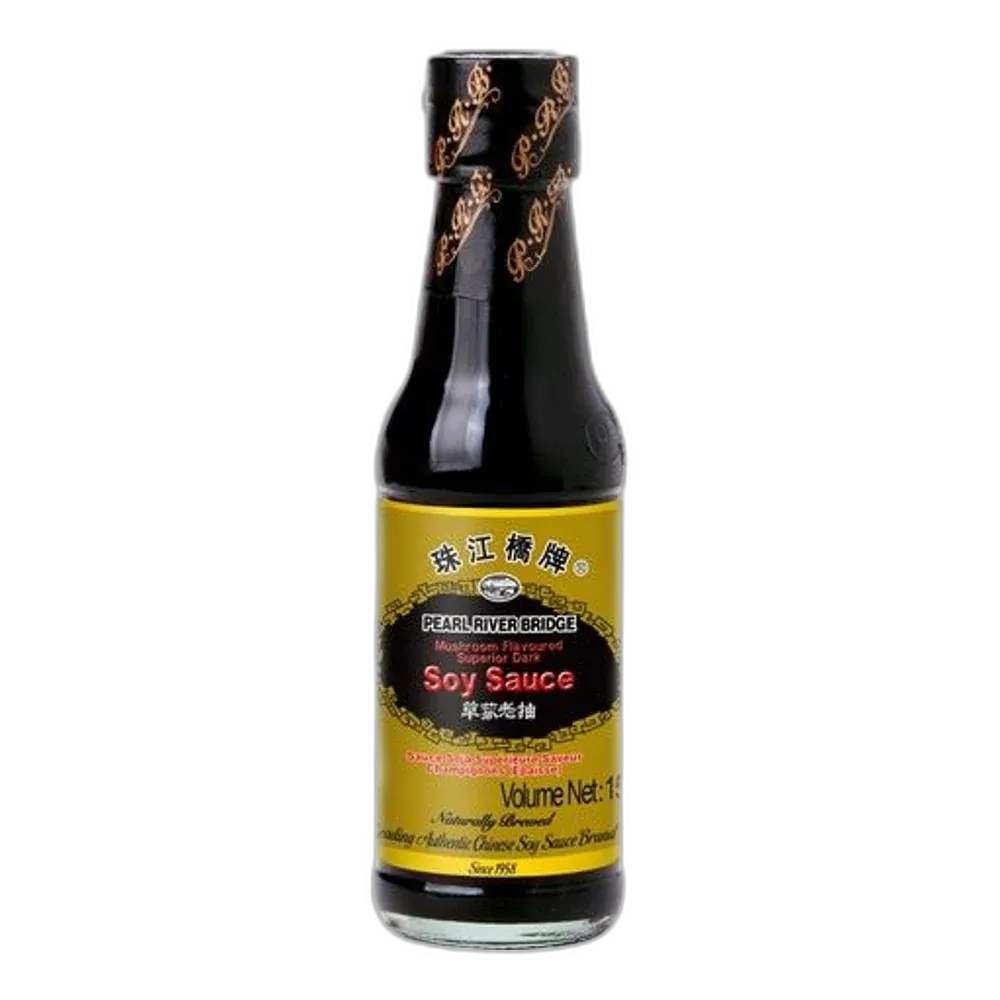 PRB Donkere Champignon Sojasaus 150ml – Intens en Aromatisch
