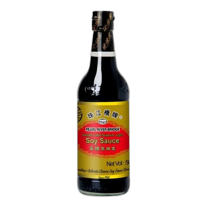 PRB Golden Label Lichte Sojasaus 500ML – Lichte sojasaus voor Aziatische gerechten