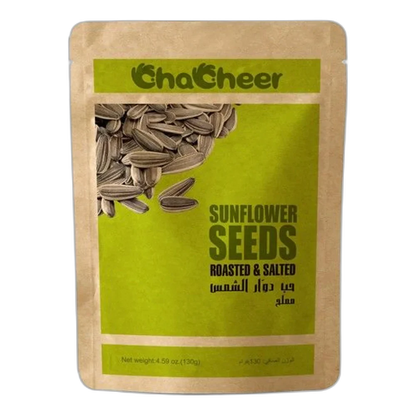 CHACHA Zonnebloempitten Geroosterd, Gezouten 130G