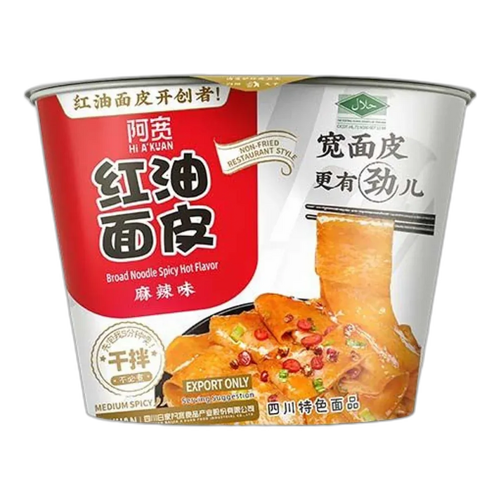 BAIJIA Broad Noodle Hot&Spicy – ​​Chinese instantnoedels