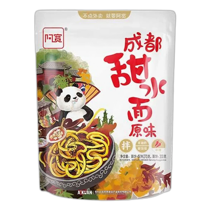 BAIJIA Zoet en Pittig Inst. Noedels (zak wit) 270G