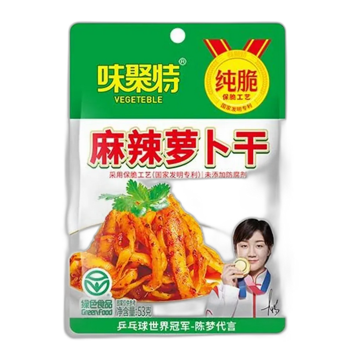 WEIJUTE Spicy dried turnip – 53g snack from China