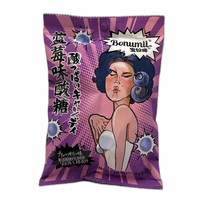 BONUMII Zure Snoep Bosbessensmaak 88G