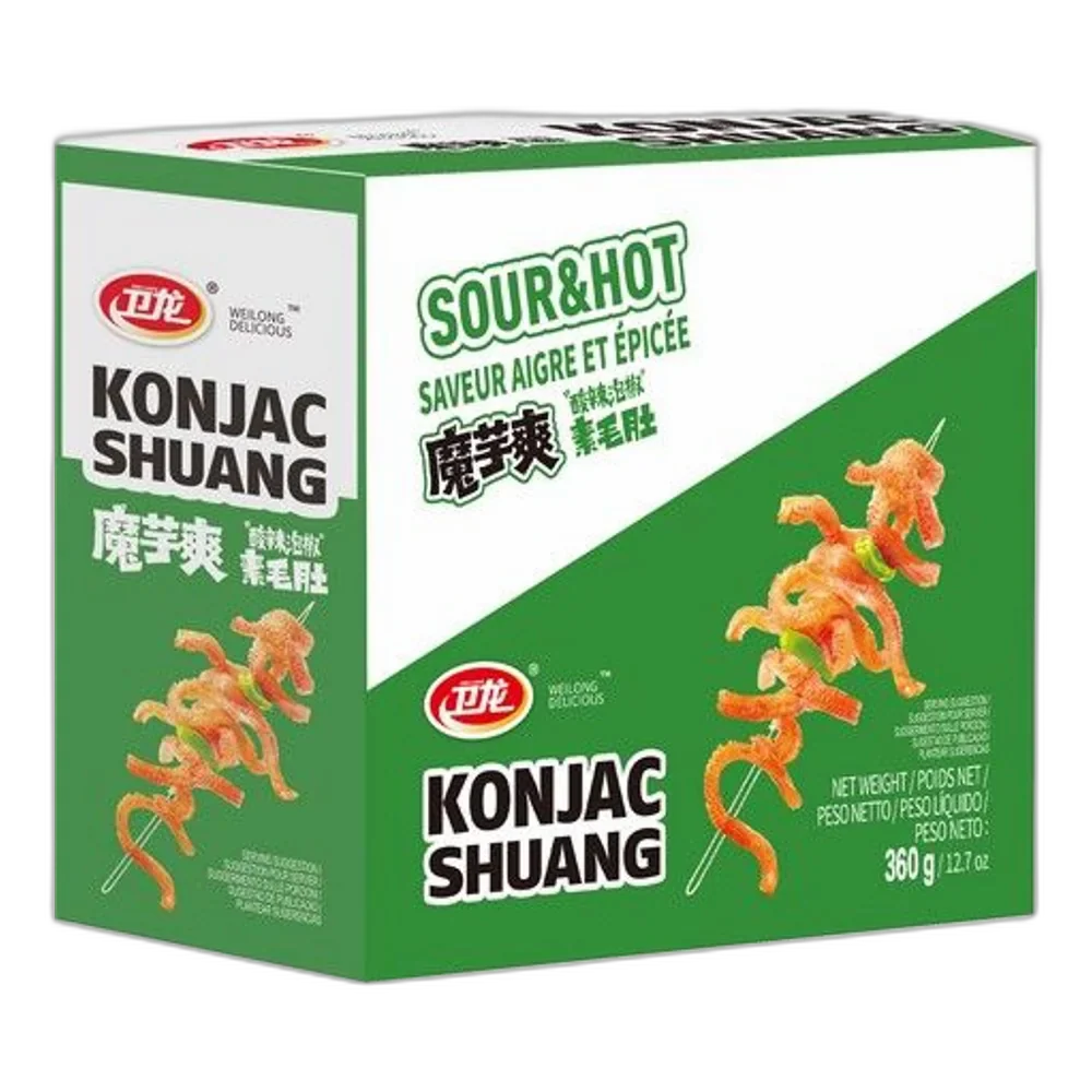 WEILONG Konjac Snack Shuang Heet & Zuur 360G