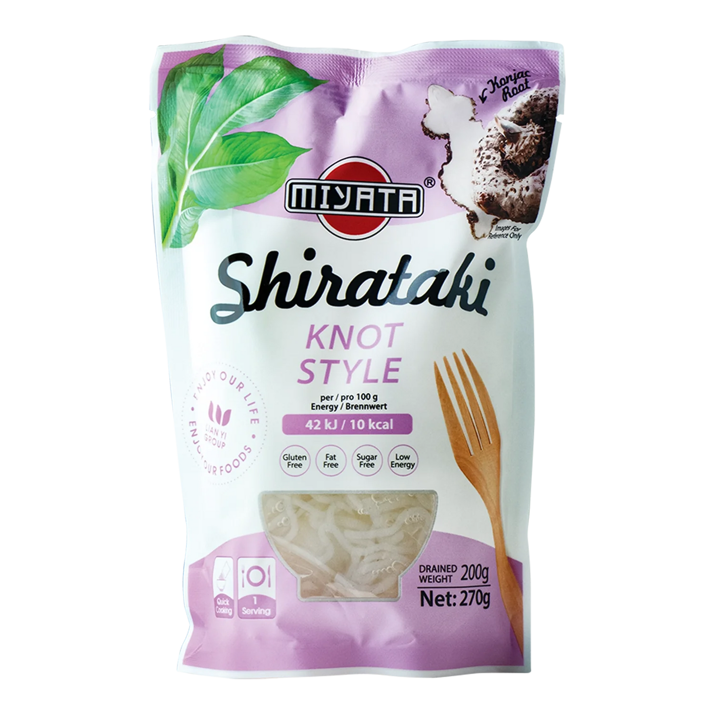 Miyata Shirataki Knoopstijl Noedels 270G