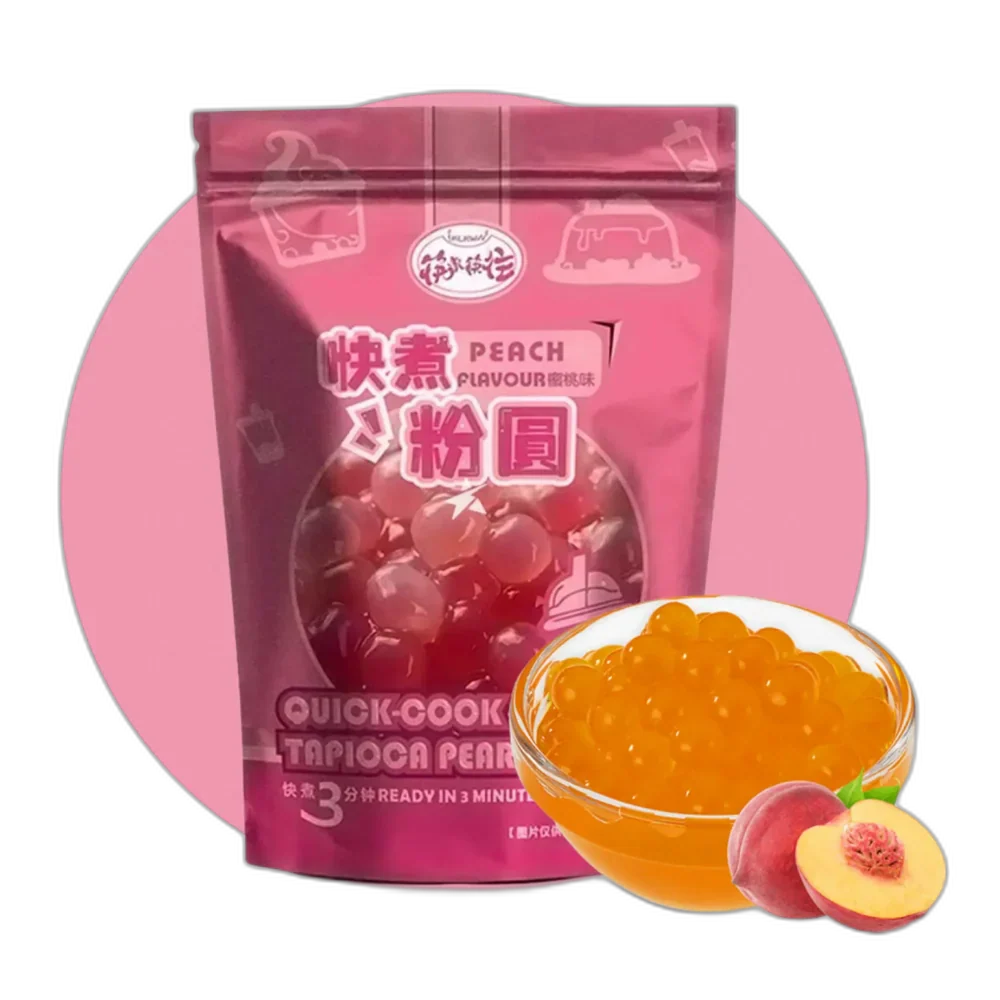 KLKW Quick Cooking   250G Tapioka Pearl Peach