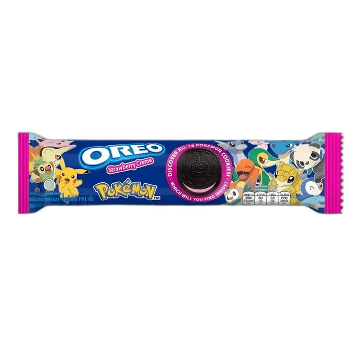 OREO Pokemon Strawberry – zoete aardbeienkoekjes met een cultmotief