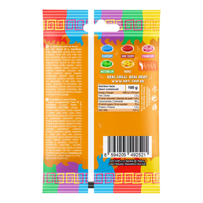 HOT CHIP Jelly Beans Spicy Fruit Flavours 60G