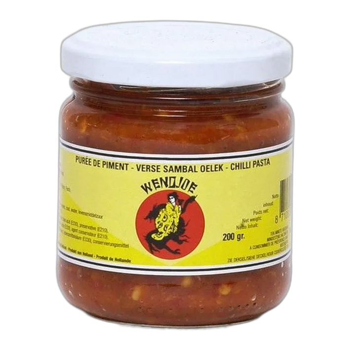 WENDJOE Sambal Oelek – Hete Indonesische chilipasta 200g