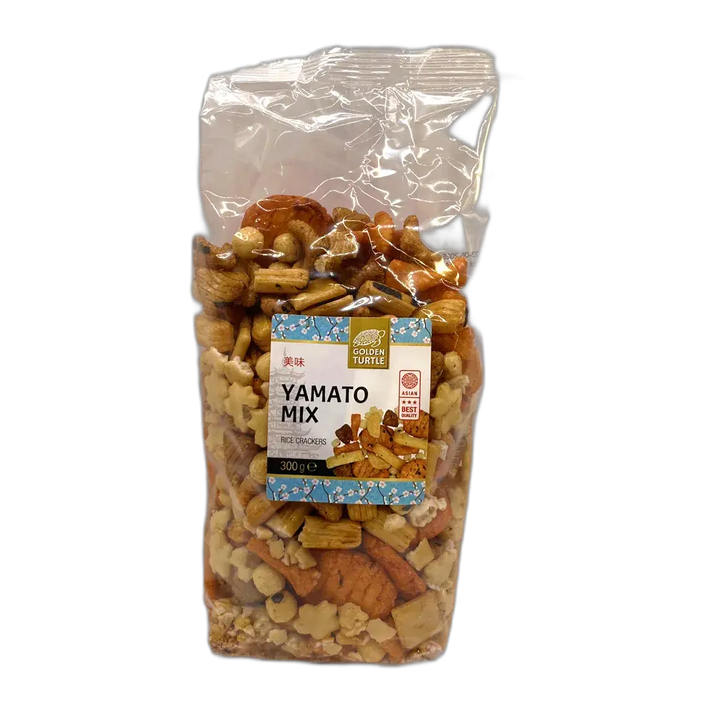 GOLDEN TURTLE Rijstcrackers Yamato Mix 300G
