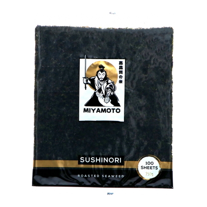 MIYAMOTO Sushinori 100 vellen Geroosterd Zeewier 250g