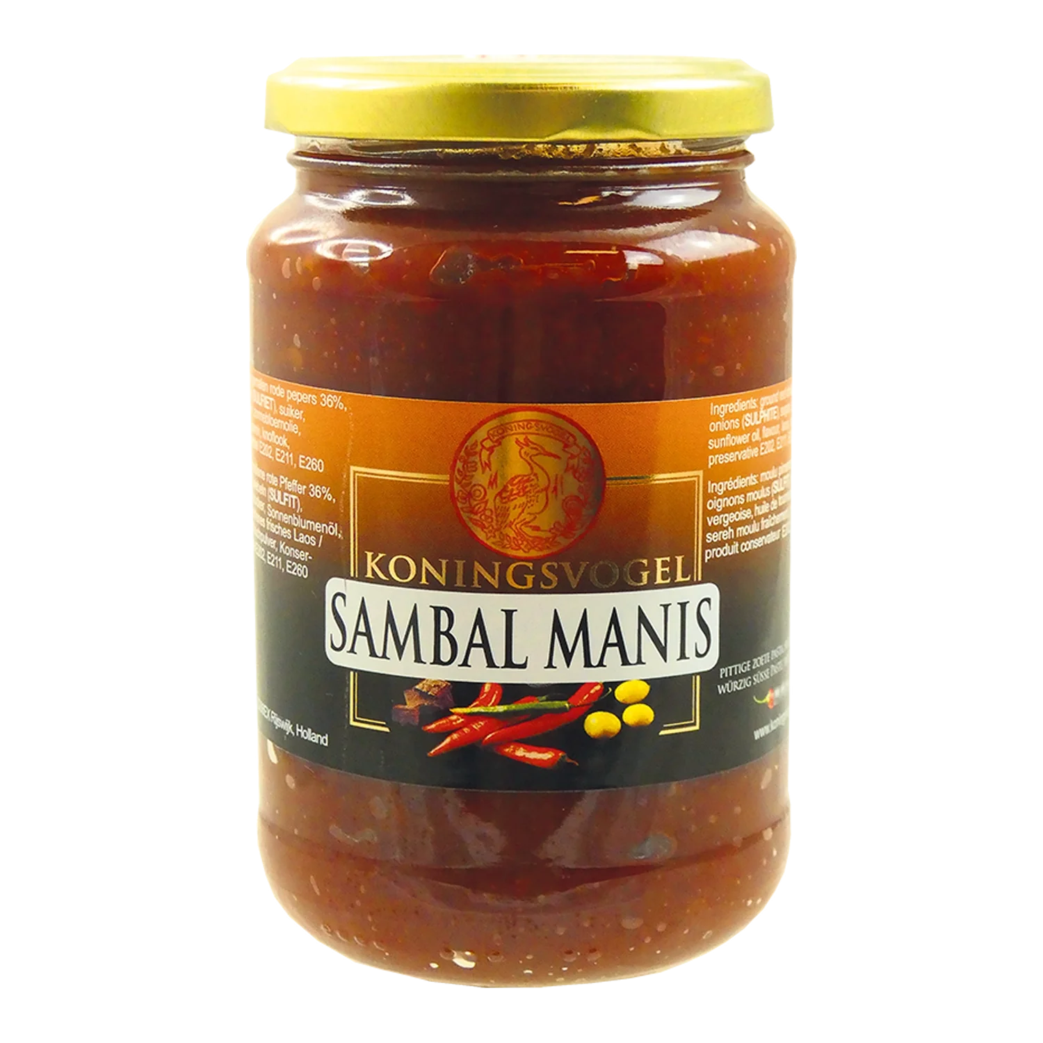 Koningsvogel Sambal Manis 375G