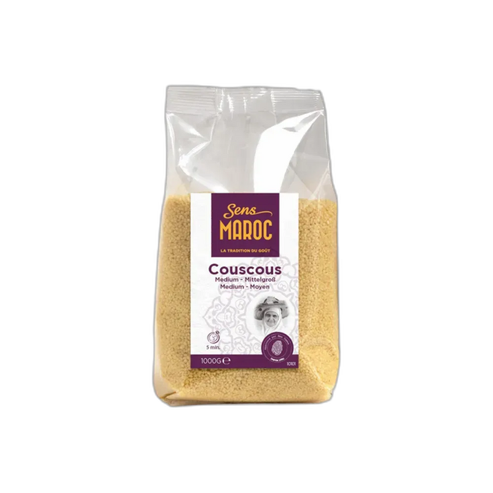 SENS MAROC Couscous MEDIUM 1KG – Oosters durumtarwegriesmeel