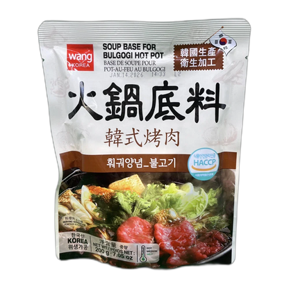 WANG Soepbasis voor Bulgogi Hot Pot 200G