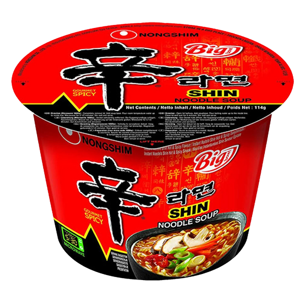NONGSHIM Instantnoedels Shin Ramyun Grote Kom 114G