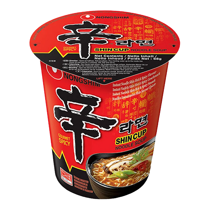 NONGSHIM Instantnoedels Shin Ramyun Kopje 68G