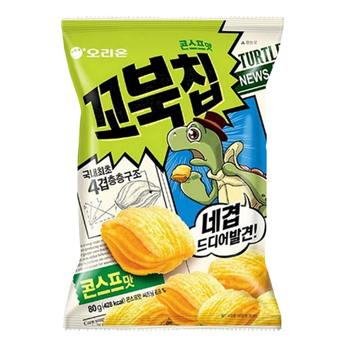 ORION Schildpadchips Maïs Smaak 80G