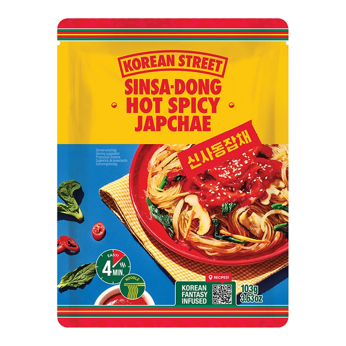 KOREAANSE STRAAT Japchae Hot 103G