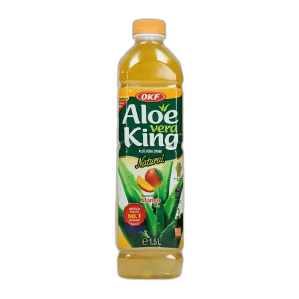 OKF Aloe Vera Getränk Mango 1,5L – Aloe & Mango Erfrischungsgetränk
