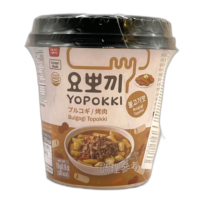 YOPOKKI Rijstwafelbeker Bulgogi 120G