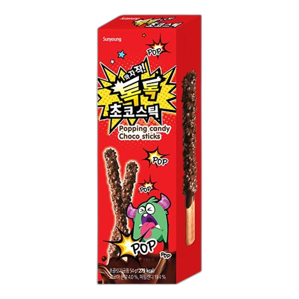 SUNYOUNG Grote knallende snoepchocosticks 54G