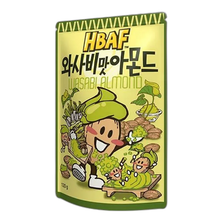 HBAF Amandelwasabi – Pittige snacktraktatie uit Korea | 120G