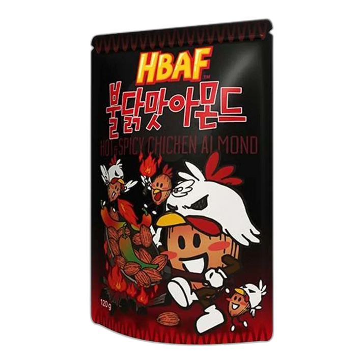 HBAF Amandel Hot & Pittige Kip Kippensaus 120G