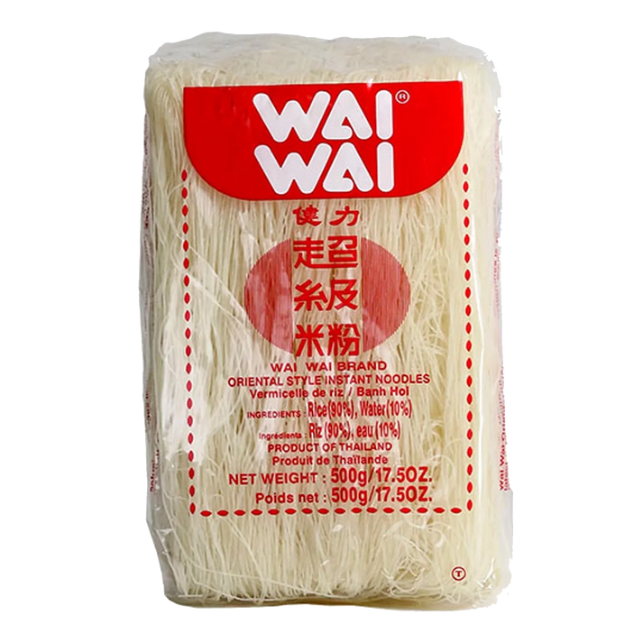 WAI WAI Rijstnoedels Pk (doorzichtige verpakking) 500G