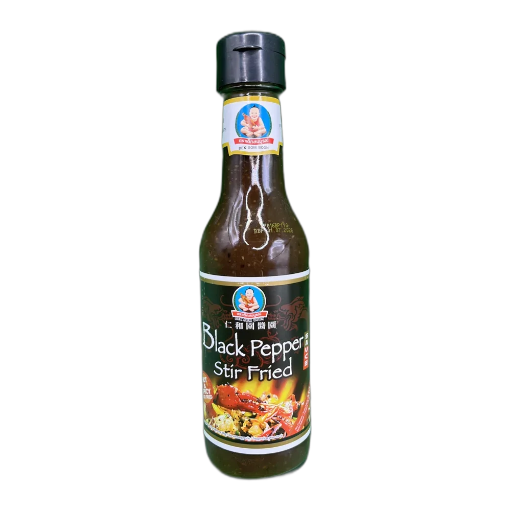 GEZONDE JONGEN Zwarte Peper Roerbaksaus 250ML