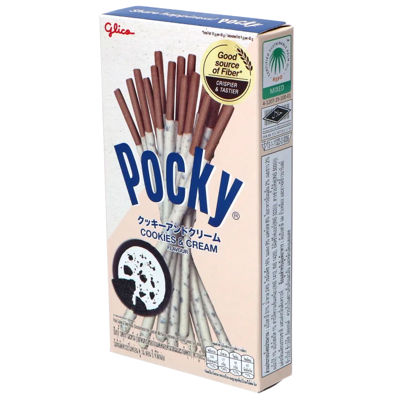 POCKY Koekjessticks Koekjes & Crème 40G