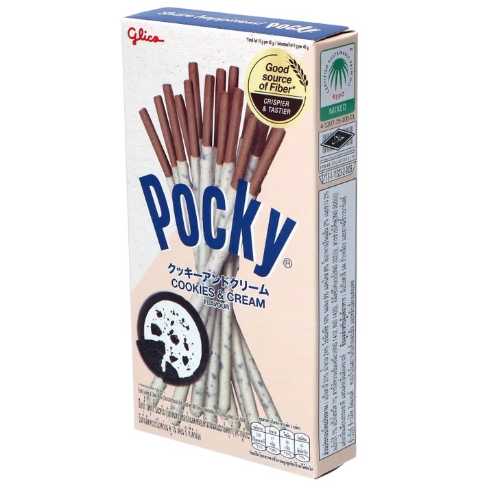 POCKY Koekjessticks Koekjes & Crème 40G