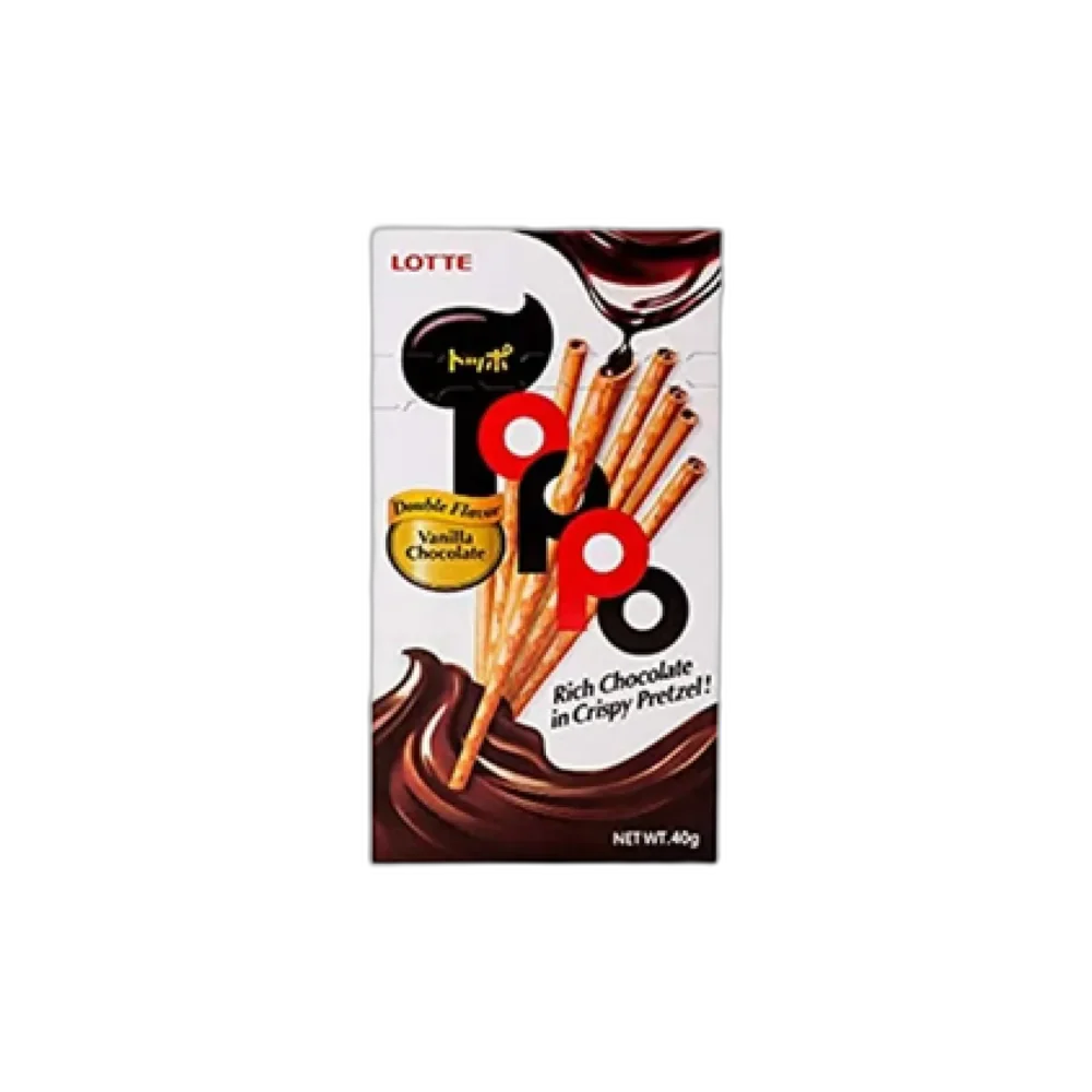 LOTTE Toppo Vanille Chocoladesticks 40G