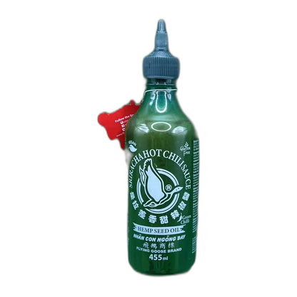 VLIEGENDE GANS Sriracha Met Hennepzaad√∂l 455ML