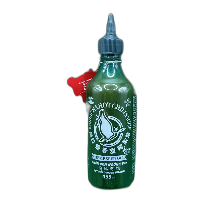 VLIEGENDE GANS Sriracha Met Hennepzaad√∂l 455ML