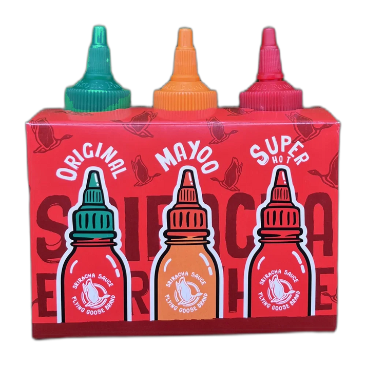 FLYING GOOSE Sriracha set of 3 3x100ml