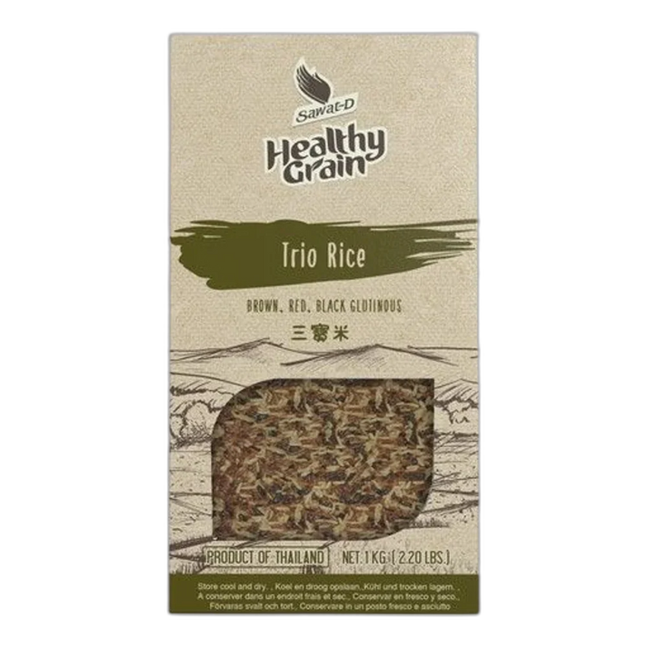 SAWAT Healthy Grain Trio Rijst Kleverig 1KG