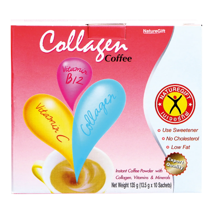 Nature Gift Collageen Koffie Instmix Powd. 135g