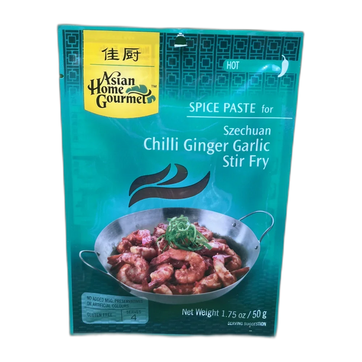 AHG Szechuan Pasta Chili Gember, Knoflook 50G