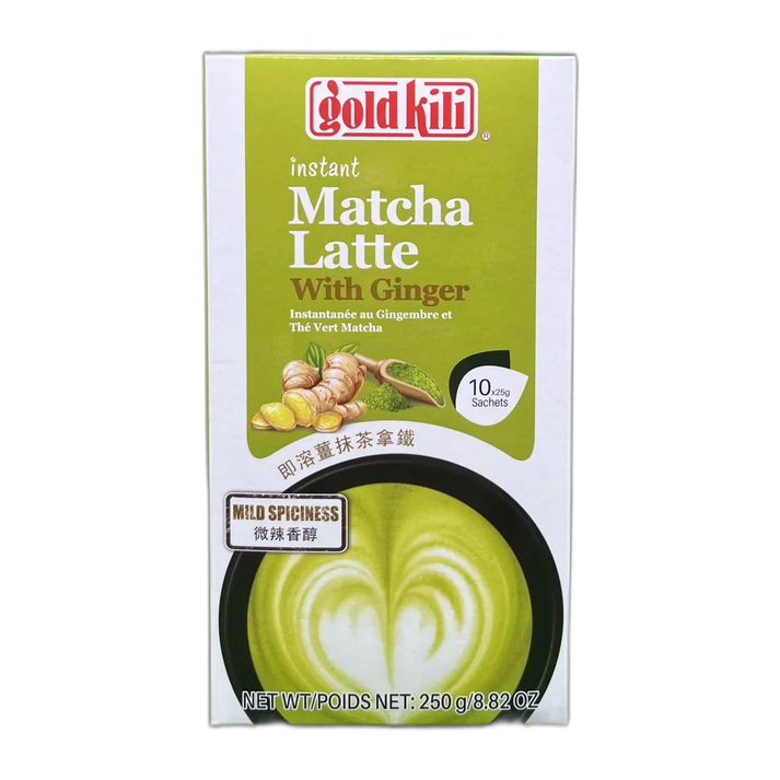 GOLD KILI Instant Matcha Latte met Gember 250G