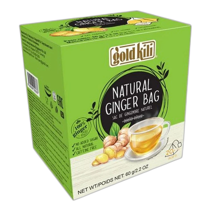 GOLD KILI Natuurlijke Gemberthee, gemberthee 60G