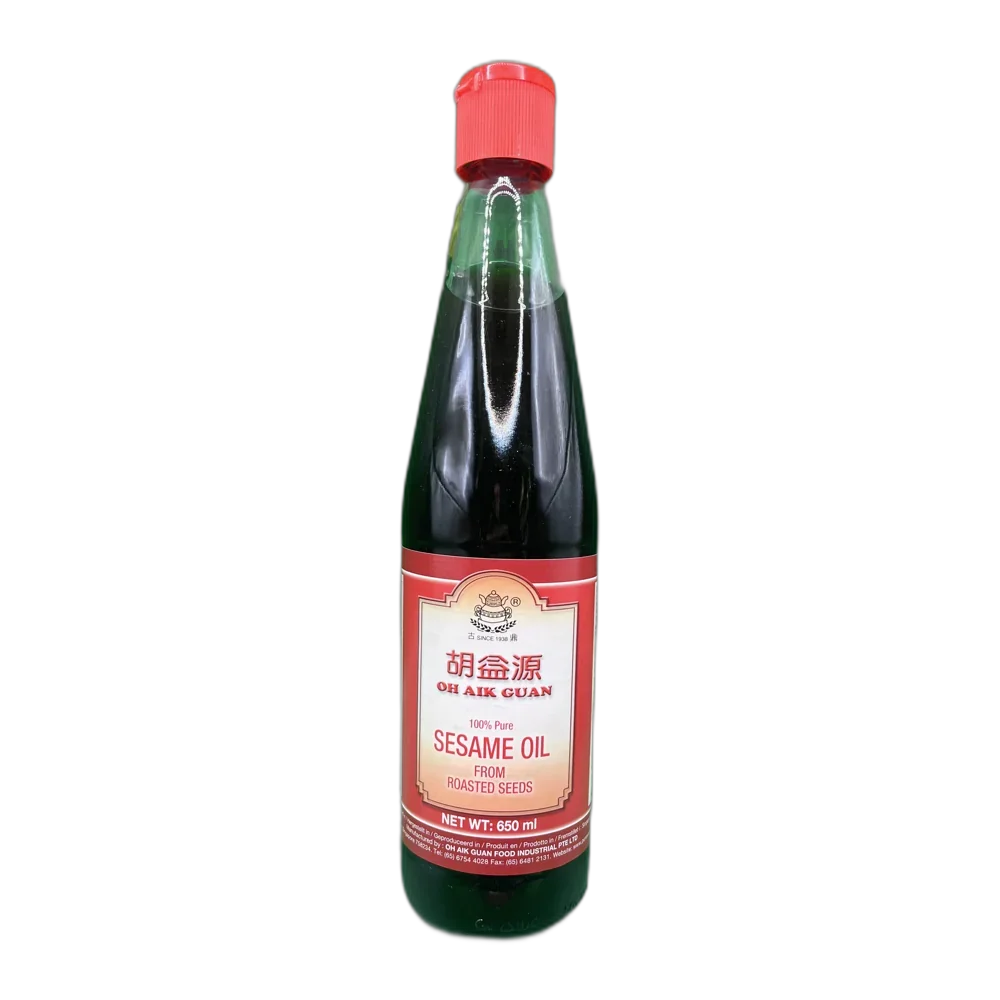OH AIK GUAN Sesamolie Geroosterde Fl 650ML