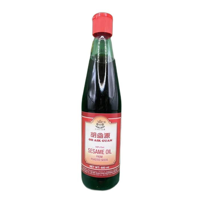 OH AIK GUAN Sesamolie Geroosterde Fl 650ML
