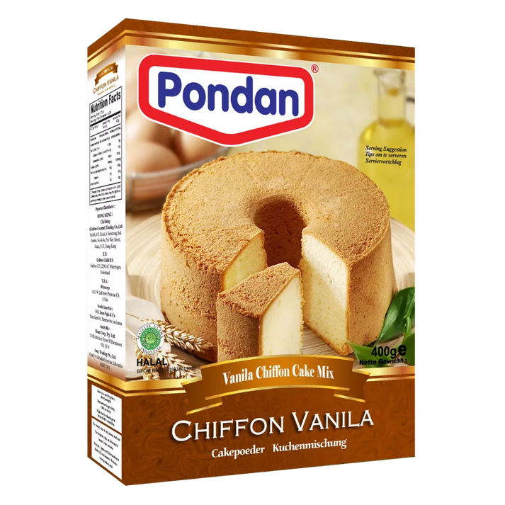 PONDAN Chiffon Cake vanille bakmix 400G
