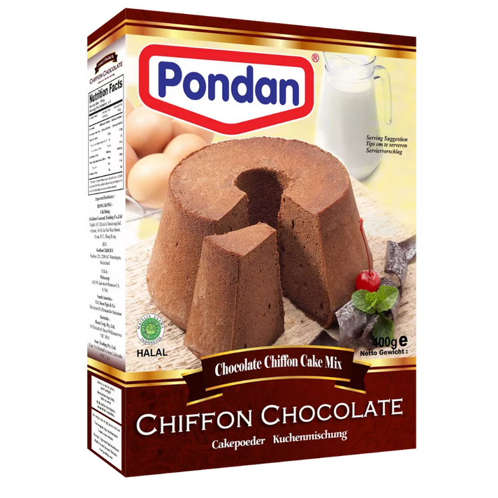 PONDAN Chiffon Cake Chocolade Bakmix 400G