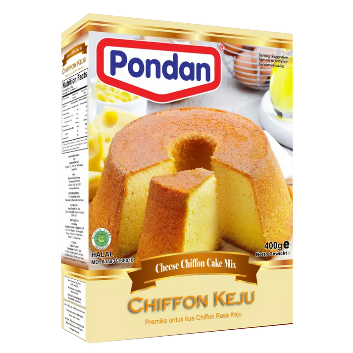 PONDAN Chiffon Cake Kaas bakmix 400G