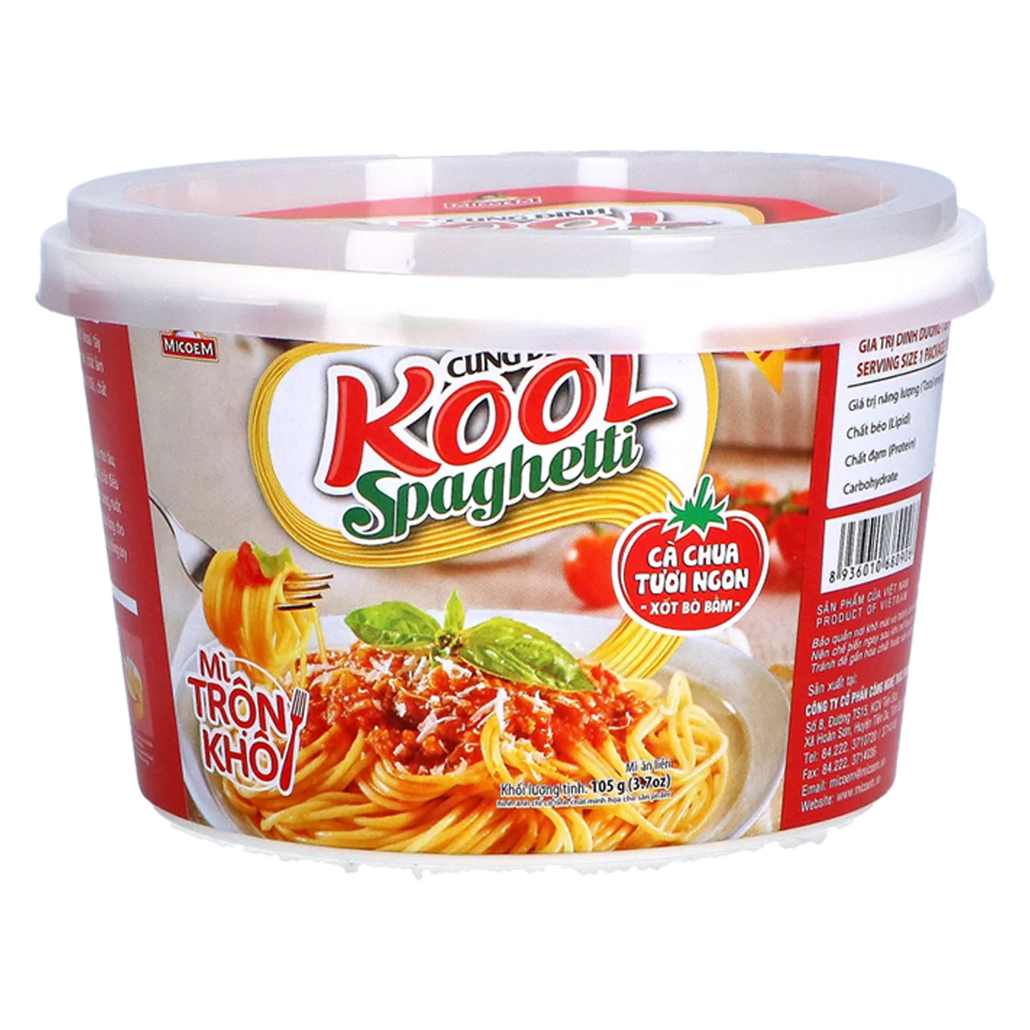 KOOL Inst. Noedelspaghettibeker 105G