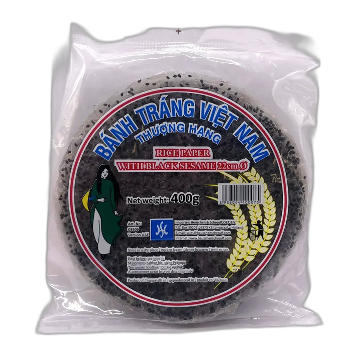 HS rice paper with black sesame 400G